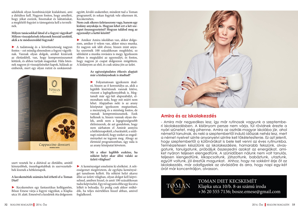 Malom Tomán Szabina