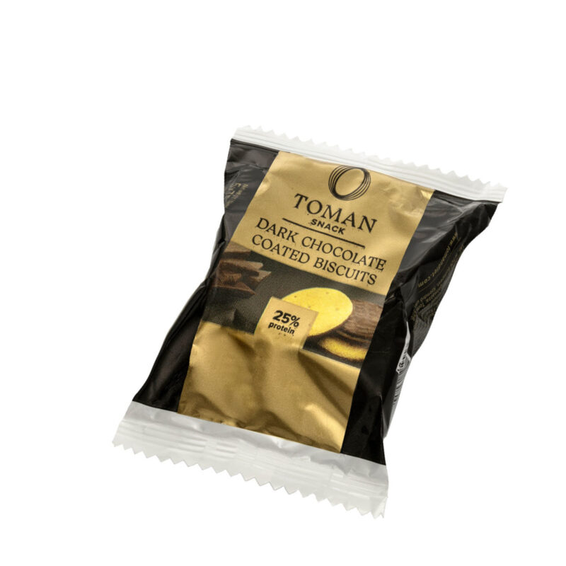 Keksz étcsokoládé bevonattal