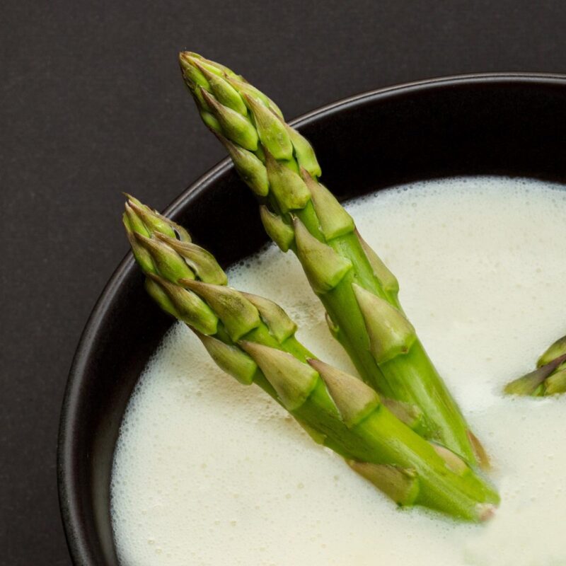 Spárga ízű krémleves