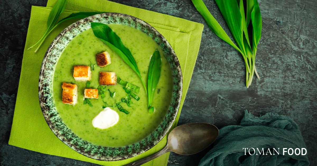 Medvehagyma krémleves