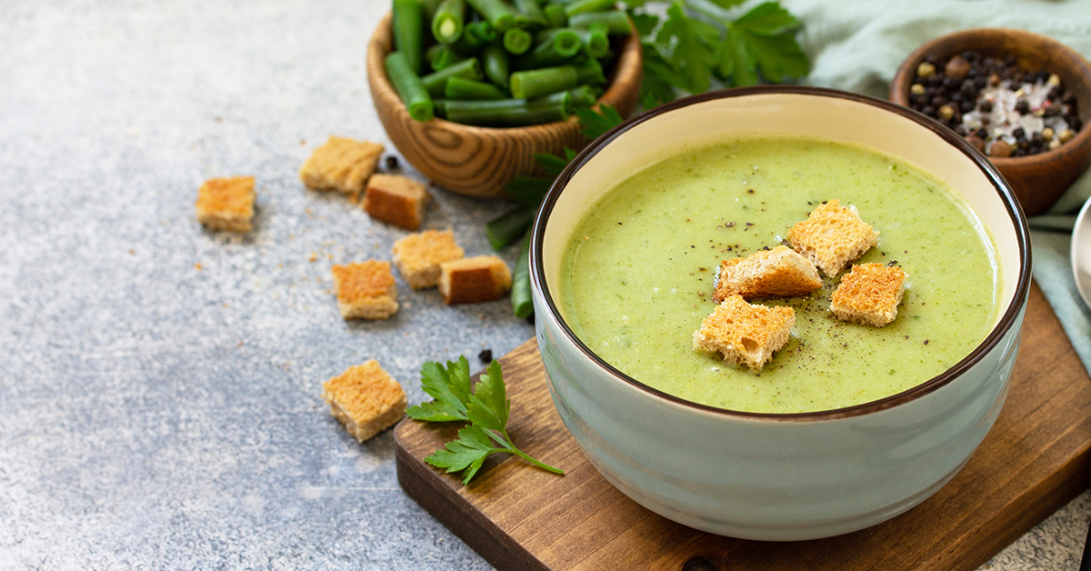 zöldbabfőzelék készítése