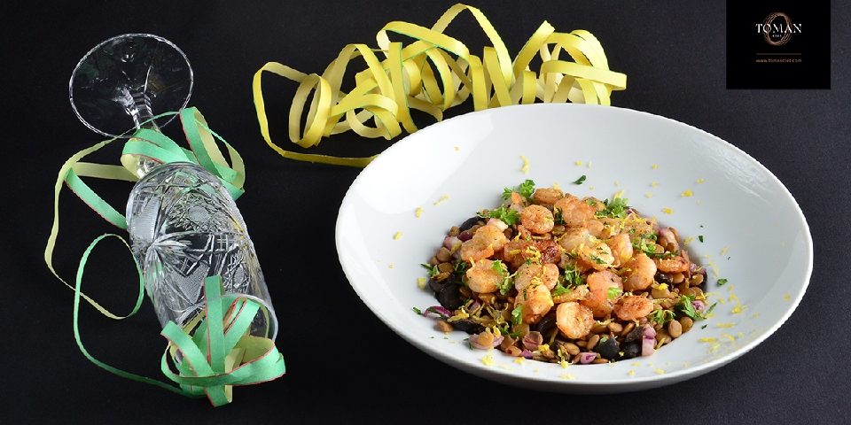 Lencsés ráksaláta recept