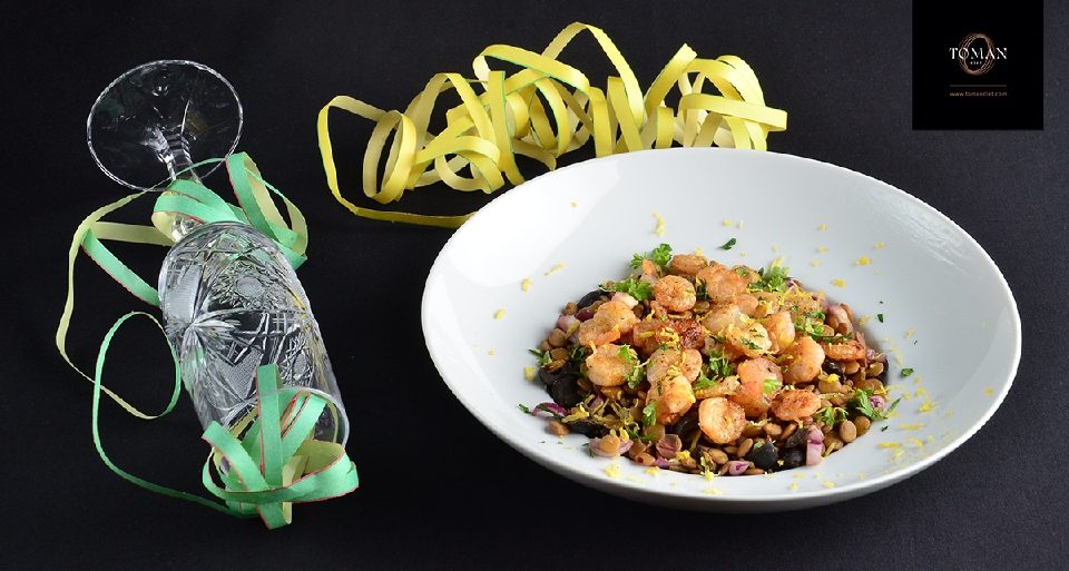 Lencsés ráksaláta recept