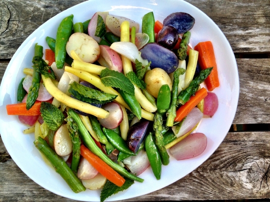 Blansírozott zöldségek