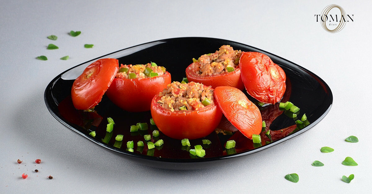 Pulykahússal töltött paradicsom