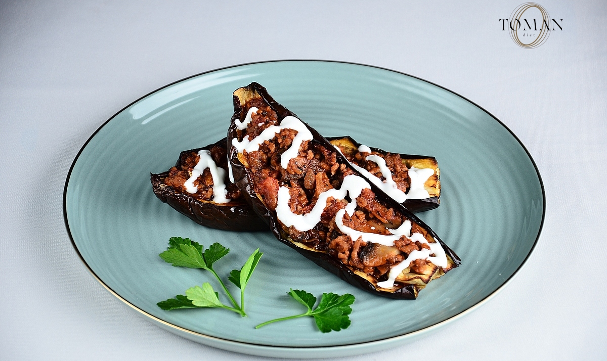 Töltött padlizsán