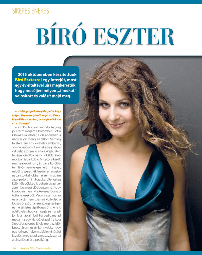 Toman Diet Bíró Eszter