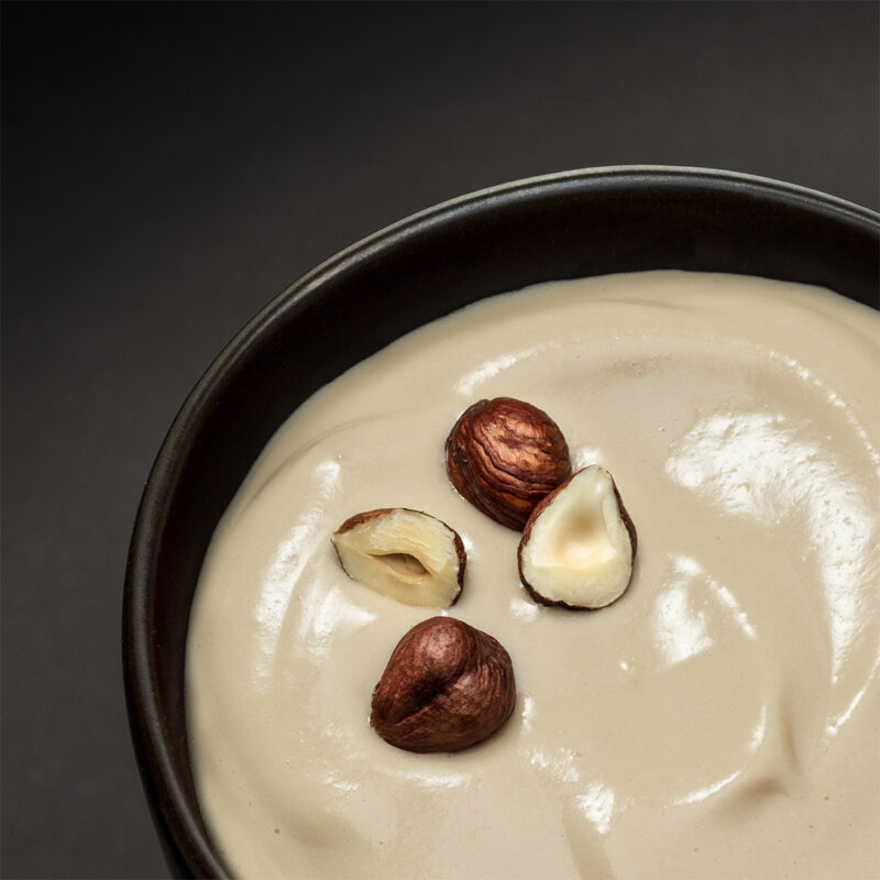 Fehérjében gazdag mogyorós desszert