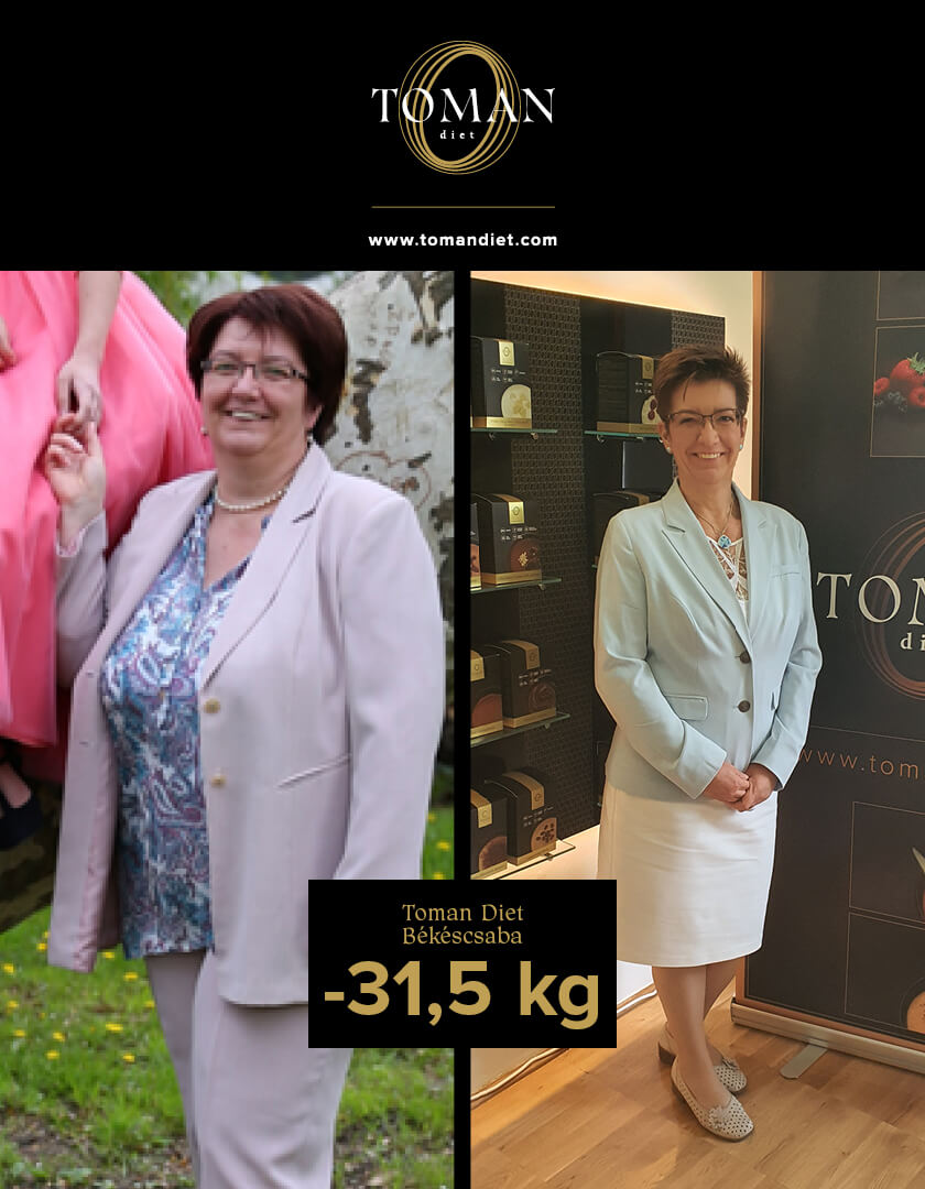 Toman Diet sikersztori Békéscsaba