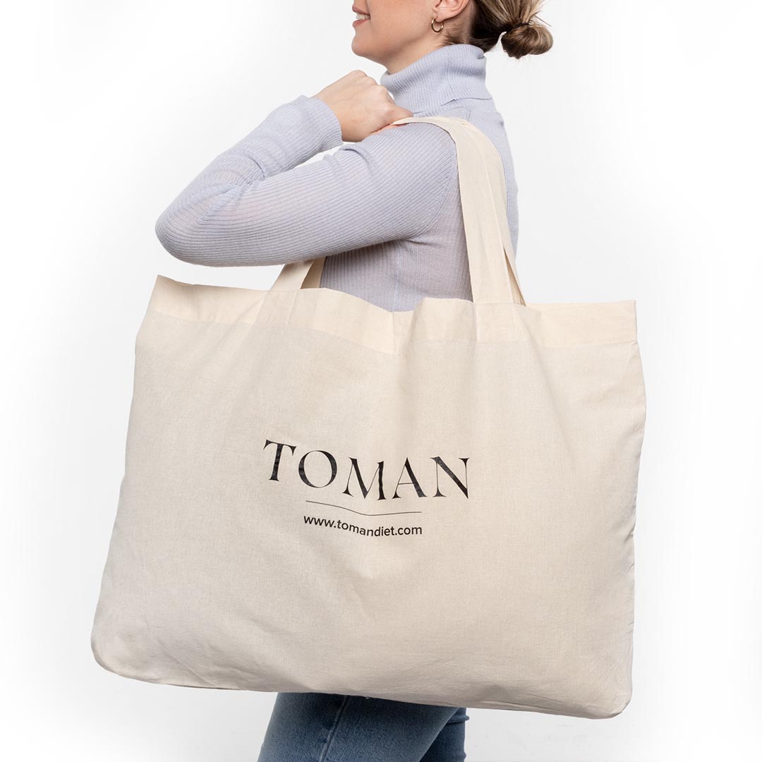 Vállra akasztható Toman vászontáska