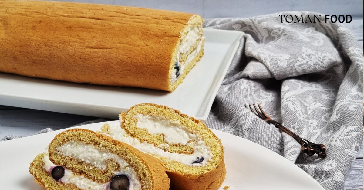 Gluténmentes túrós piskótatekercs