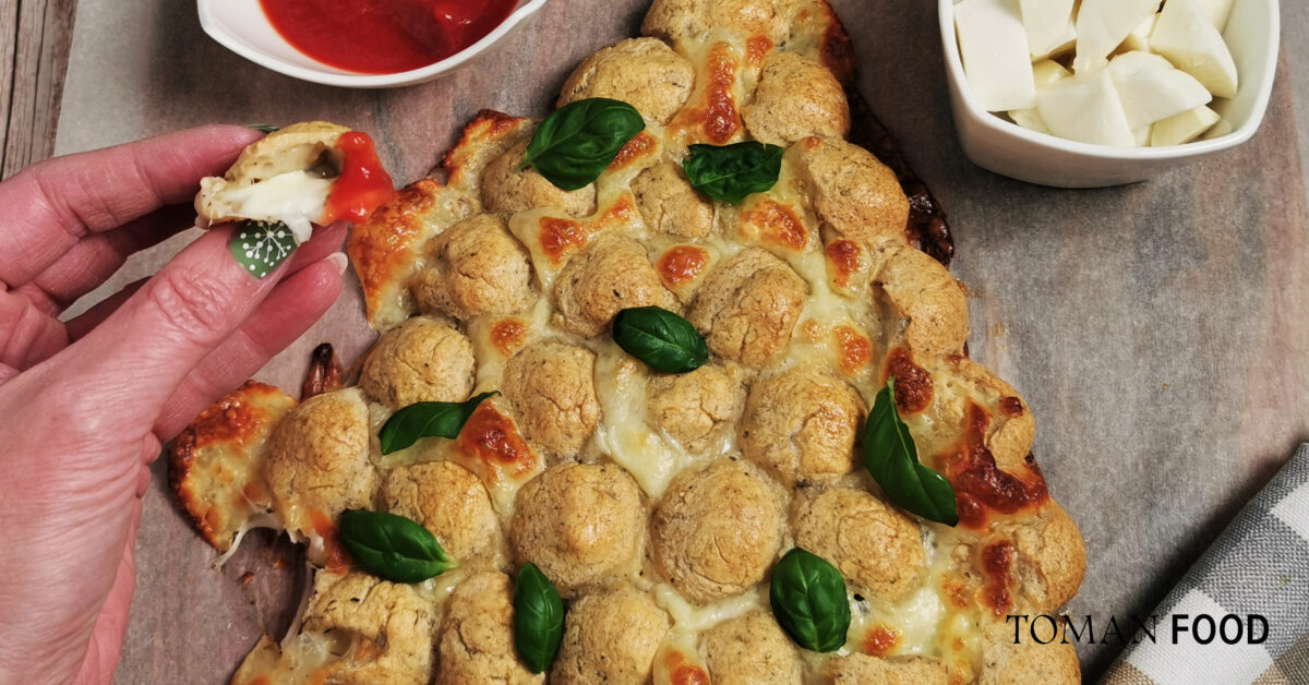 Gluténmentes mozzarella golyók bundában recept