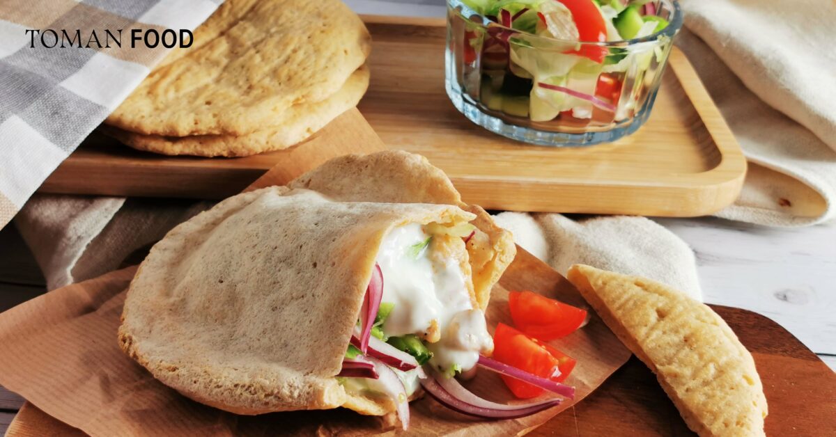 Gluténmentes pita recept Toman lisztből