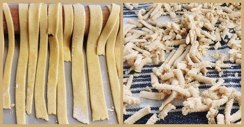 Gluténmentes tarhonya és szélesmetélt