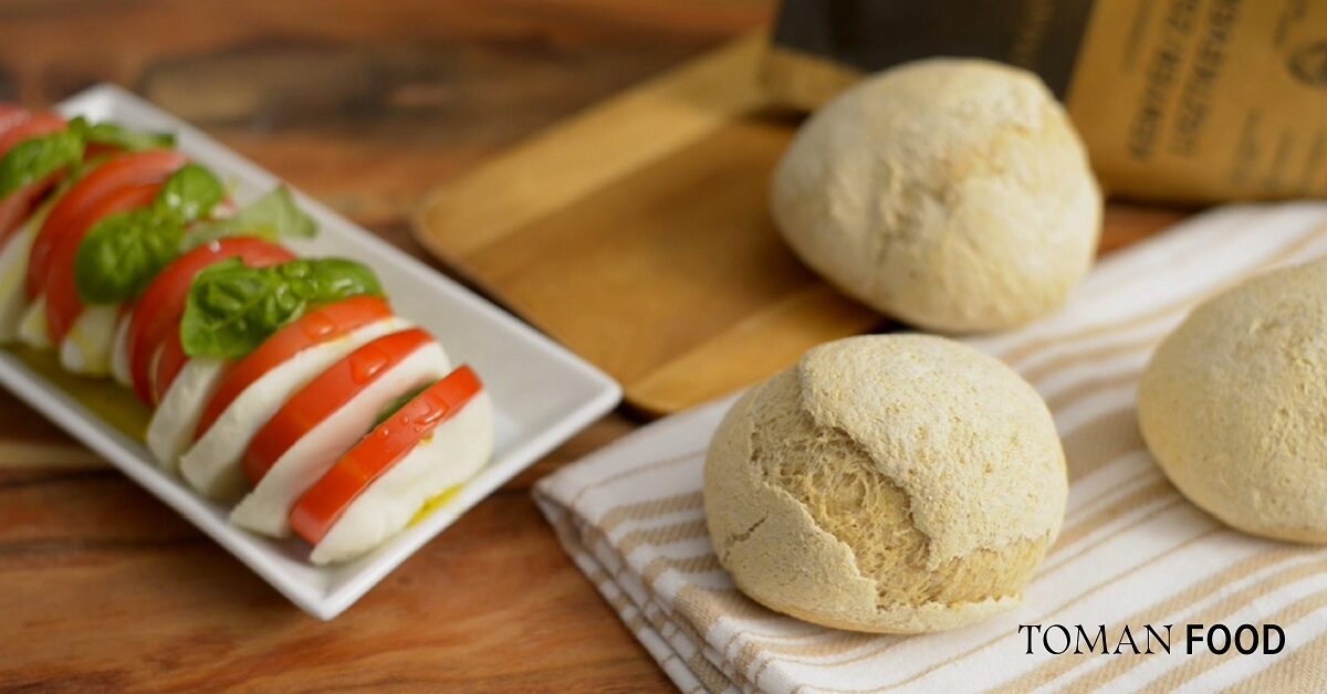 Gluténmentes, tejmentes, élesztőmentes zsemle recept Toman lisztből