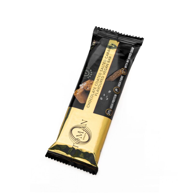 Vegán szelet sós karamell ízű