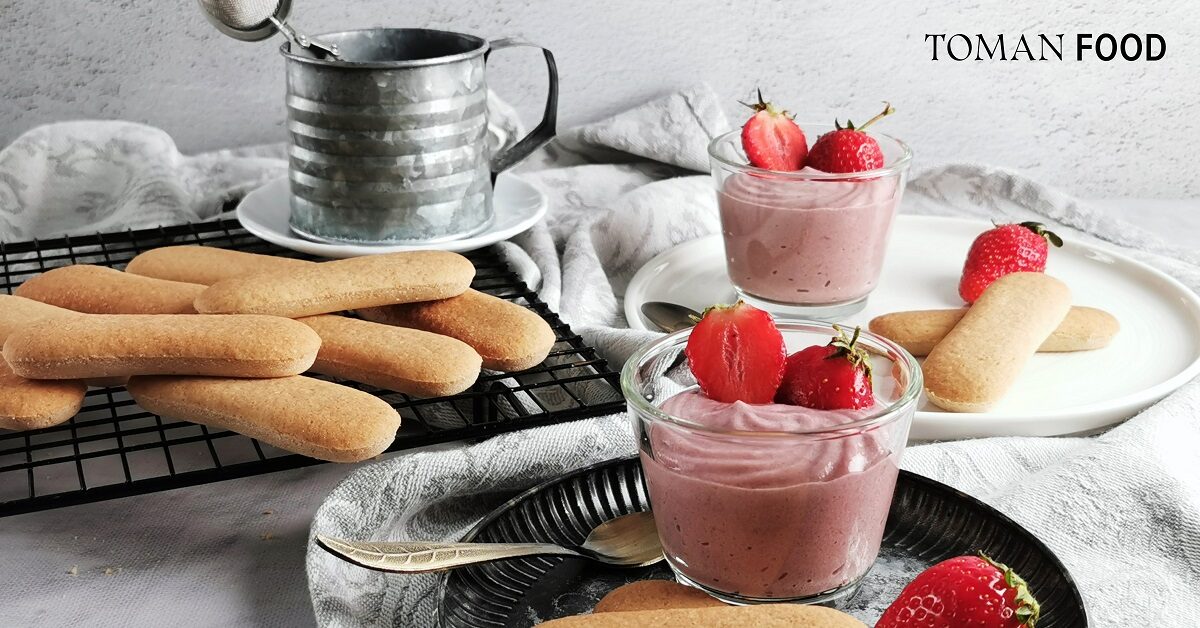 Vegán fehércsokis eperkrém gluténmentes babapiskótával