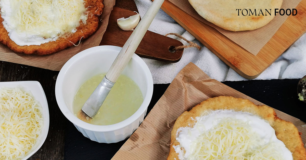 Gluténmentes lángos recept Toman lisztből