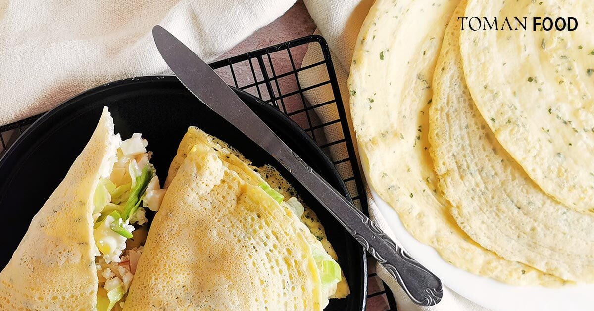 Gluténmentes sós, óriás palacsinta Toman lisztből