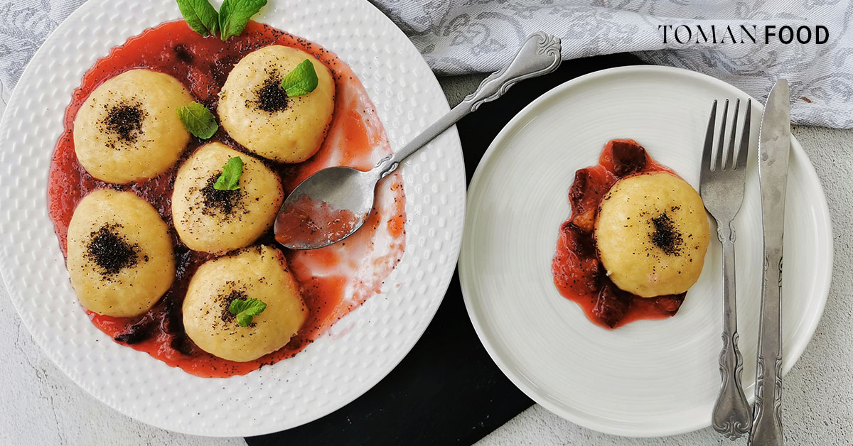 Gluténmentes gőzgombóc Toman lisztből