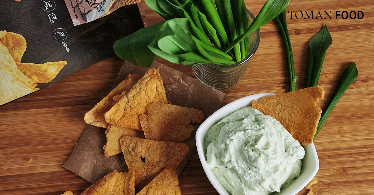 Medvehagymás túrókrém