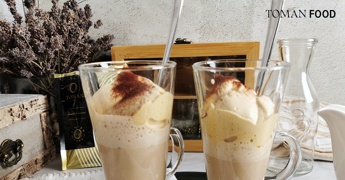 Fehérjében gazdag cappuccino