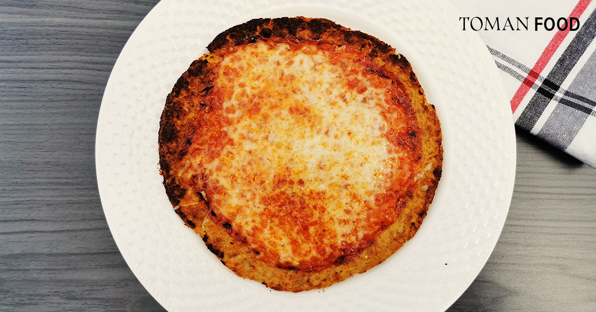 Fehérjében gazdag pizza